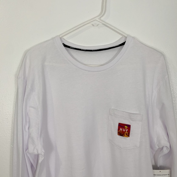 HUF Men's long sleeve pocket tee - Picture 6 of 8